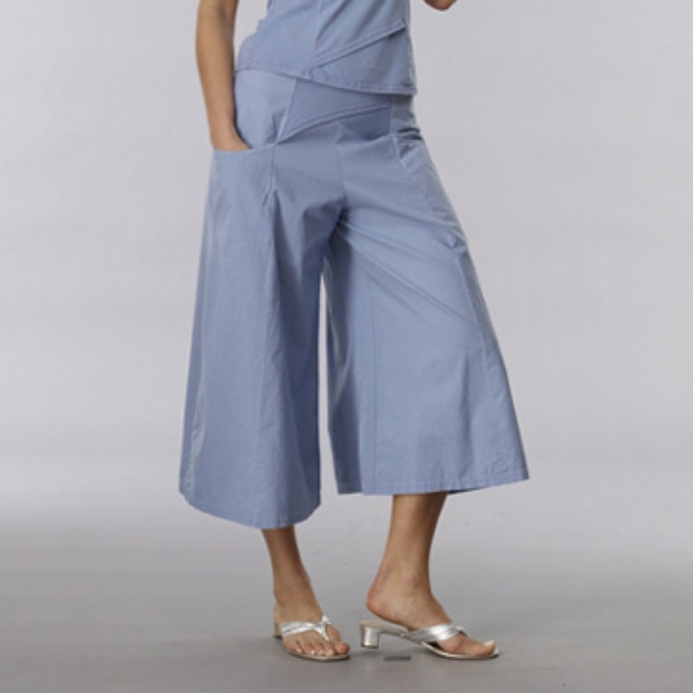 Luna Luz Navy Goucho Cowboy Pants